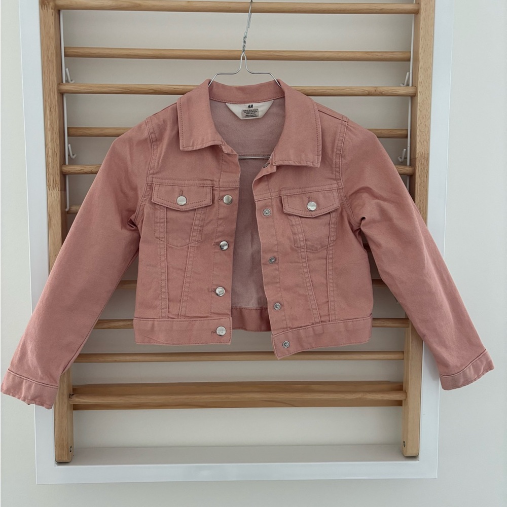 H&M Kids Light Pink Jean Jacket